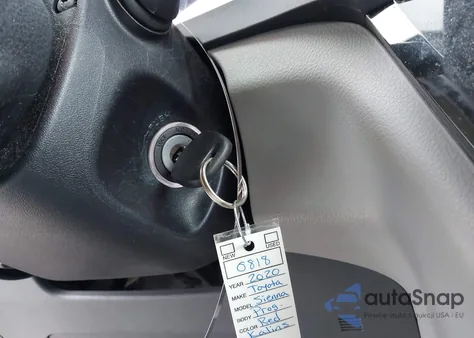 2020 Toyota Sienna Le из США, поврежденный, VIN 5TDKZ3DC8LS057861